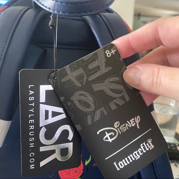 NWT Loungefly X LASR Disney Alice in Wonderland Golden Afternoon Mini Backpack - Picture 8 of 11